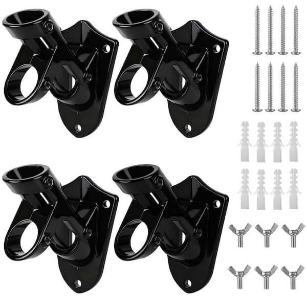 1 in. 2-Position Stainless Steel Flag Pole Bracket Flag Holder Outdoor ...