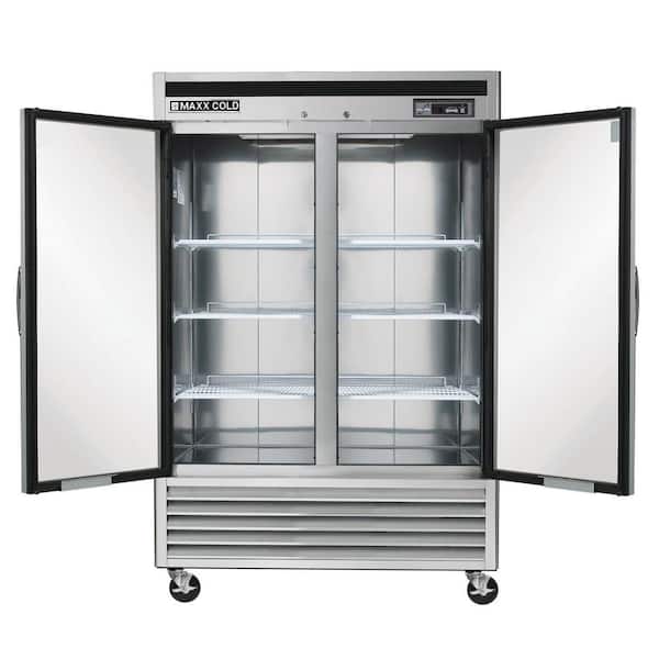 Maxx Cold 54 Commercial Reach-In Freezer with Stainless Interior