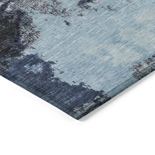 Chantille Machine Washable Indoor/Outdoor Abstract ACN1738 Blue 9 ft. x 12 ft. Area Rug