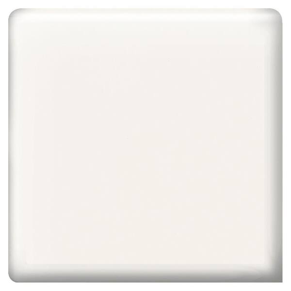 Matte Arctic White 2 in. x 2 in. Ceramic Outside Corner Wall Tile