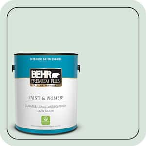 1 gal. #S420-1 New Day Satin Enamel Low Odor Interior Paint & Primer