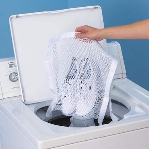 HOUSEHOLD ESSENTIALS White Mesh Snaker and Shoe Wash Bag 135 - The