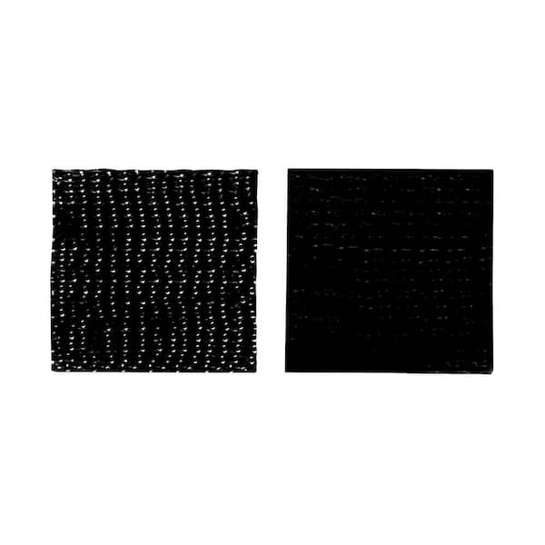 1 in. x 1 in. Black Extreme Mounting Squares Value Pack, 36 Squares