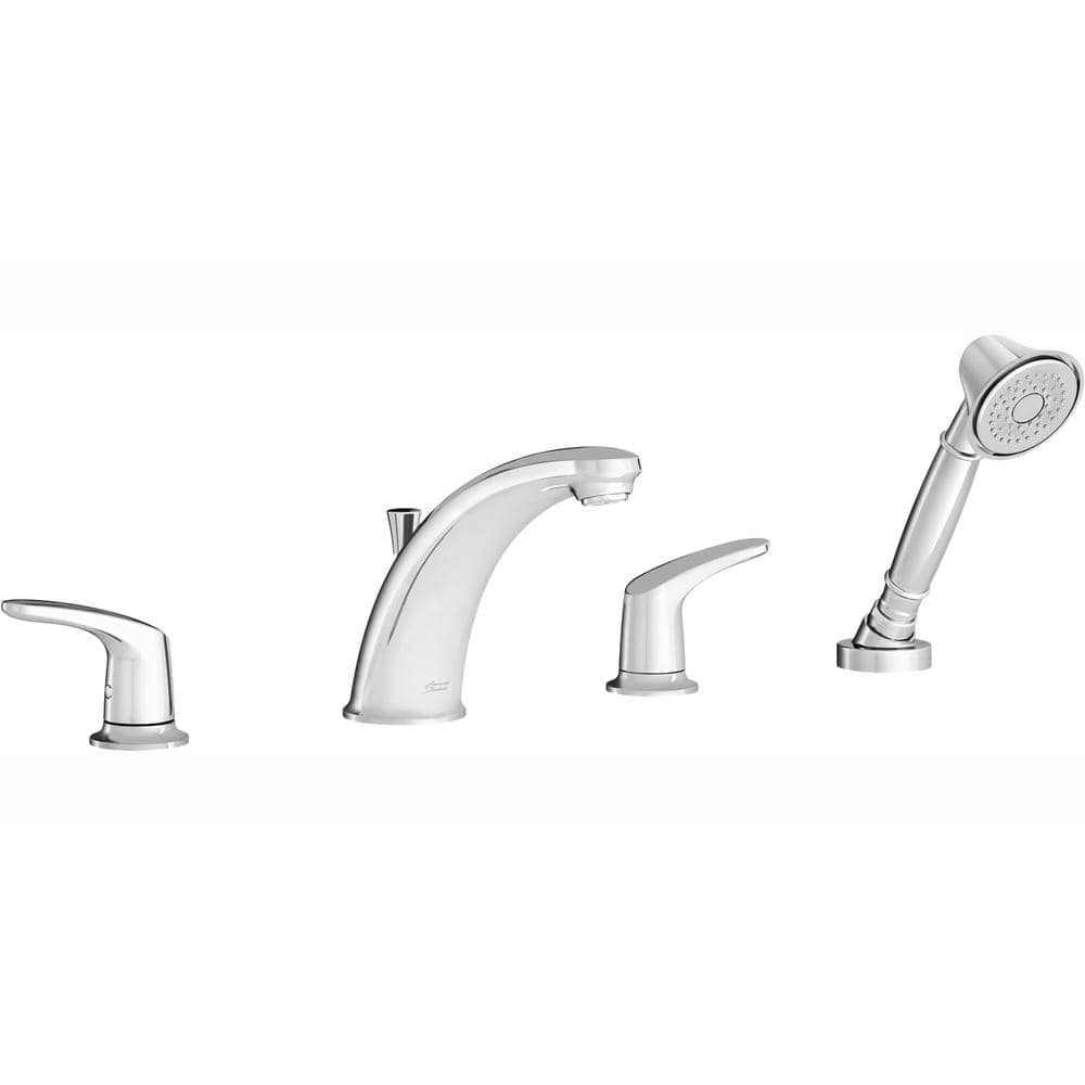 Colony PRO 2-Handle Deck-Mount Roman Tub Faucet for Flash Rough-in Valves w