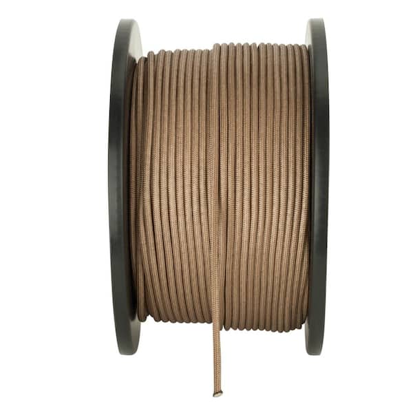 Everbilt 1/8 in. x 500 ft. Paracord, Brown 70140 - The Home Depot