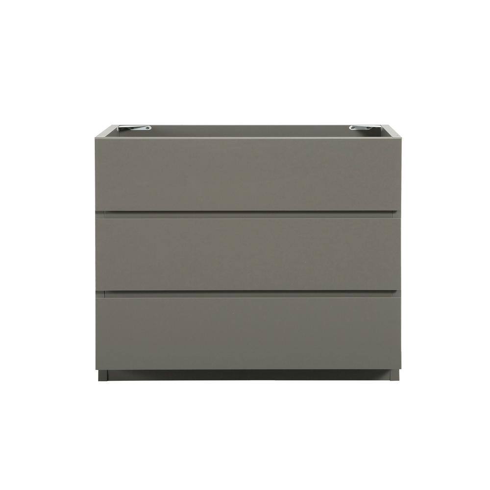 35.60 in. Floor Bath Vanity Cabinet without Top in Gray price history on PriceWatchPro
