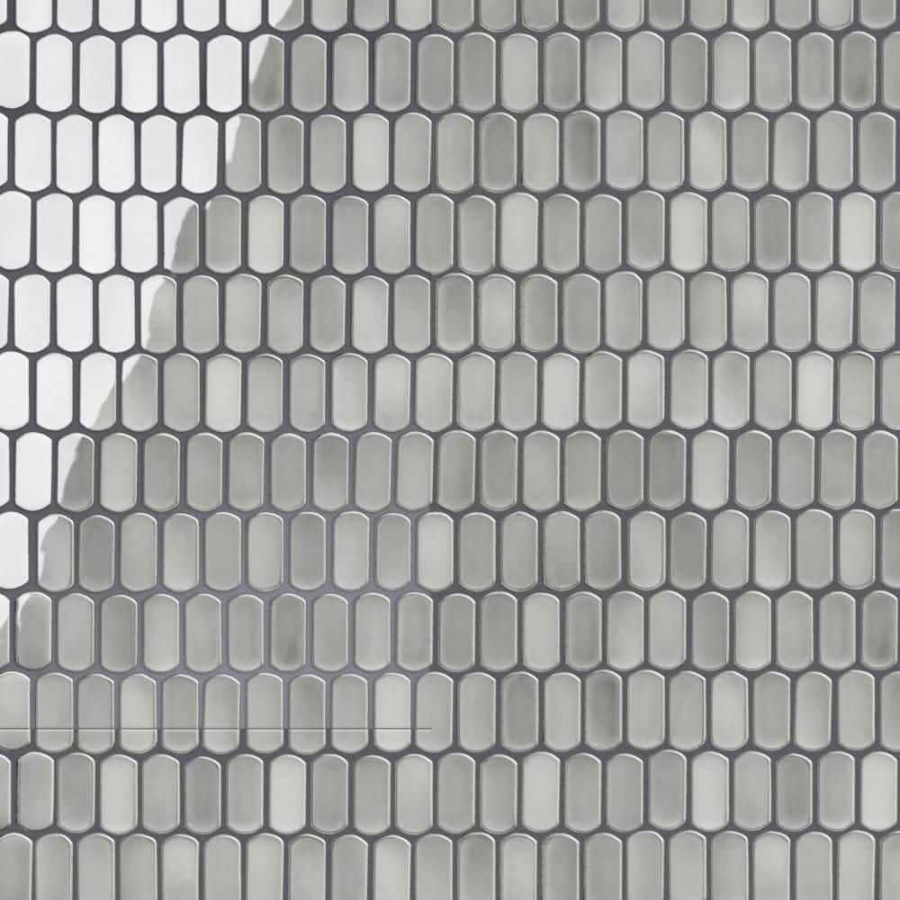 Hudson Capsule Grey Eye 12 in. x 13 in. Porcelain Floor and Wall Mosaic Tile (11.4 sq. ft. /Case) price history on PriceWatchPro