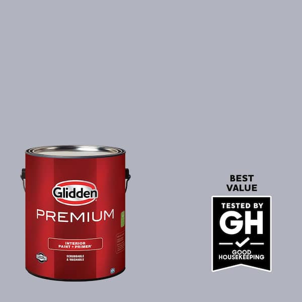 Glidden Premium 1 gal. PPG1043-4 Glistening Gray Eggshell Interior Paint