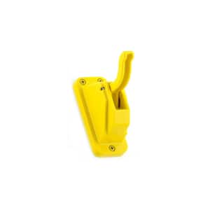 3-3/4 in. (95 mm) Yellow Auto-Release Wall Mount Safety Hook