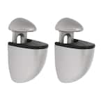 JAM 0.2 in.-0.79 in. Silver Adjustable Shelf Bracket (2-Pack)