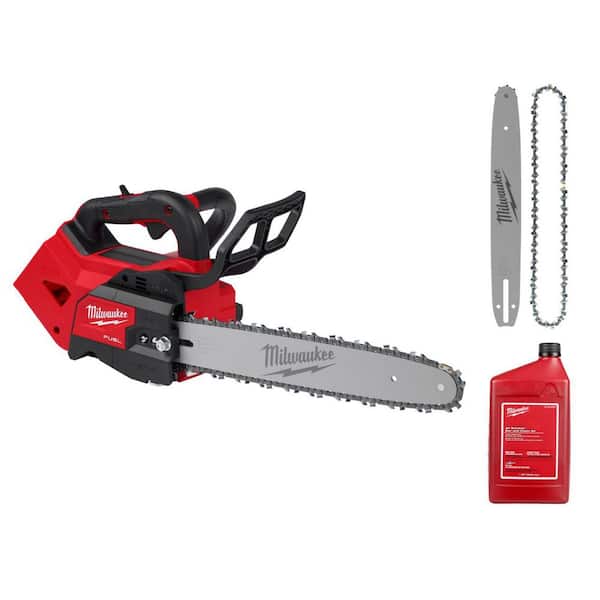 Milwaukee M18 FUEL 14 in. 18V Lith-Ion Battery Top Handle Chainsaw
