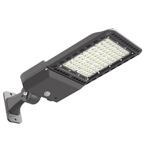 Outdoor Bronze 800-Watt Equivalent Integrated LED 200-Watt Parking Lot Area Light 5000K 28000 Lumens