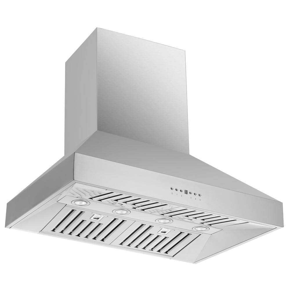 Orvieto 36-Inch Stainless Steel Wall Mount Range Hood
