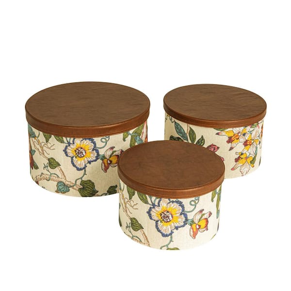 Decorative hat boxes with lids 2025