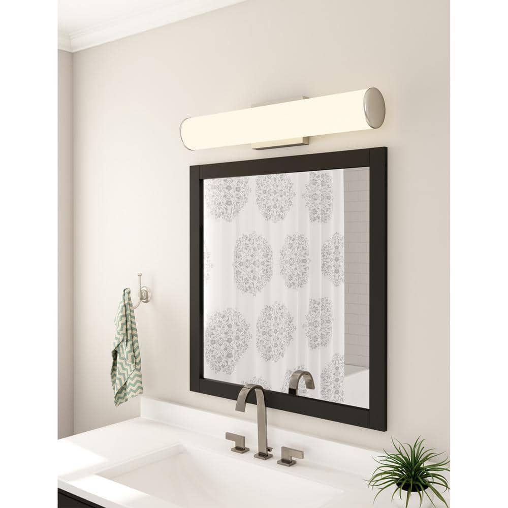 Espresso Pine Wood Framed Rectangular 40"x30" Wall Mirror