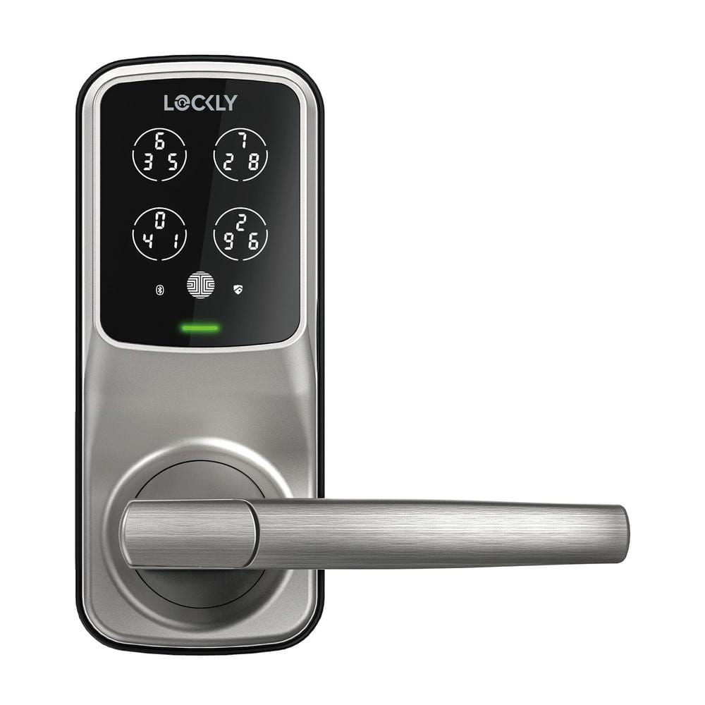 Satin Nickel Wi-Fi Smart Door Lock with Biometric Fingerprint