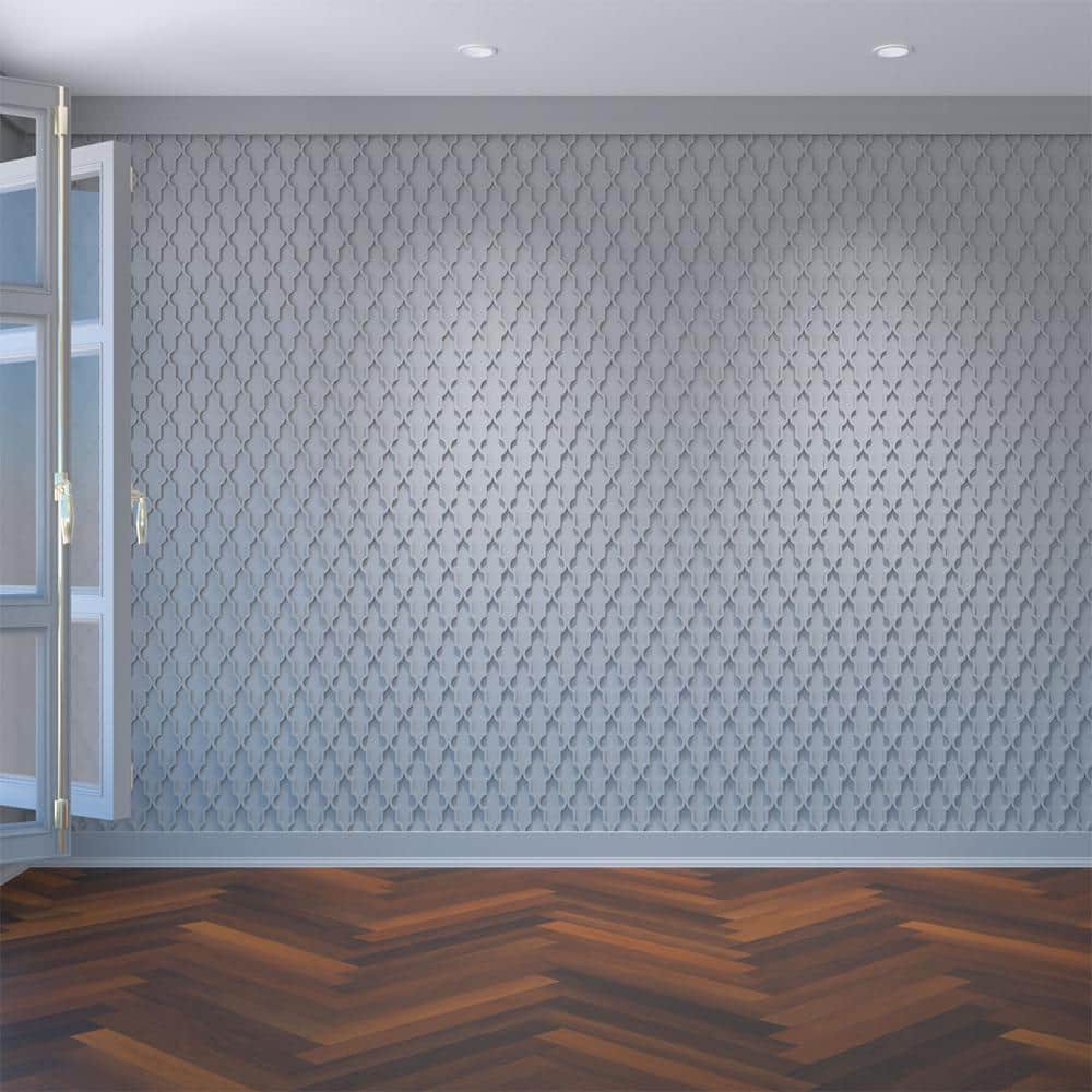 Medium Gray PVC Decorative Fretwork Wall Panels