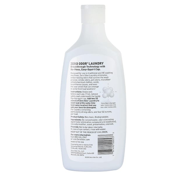 Zero Odor 16 oz. Laundry Odor Eliminator Additive (12-Pack)