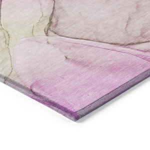 Chantille ACN502 Pink 10 ft. x 14 ft. Machine Washable Indoor/Outdoor Geometric Area Rug