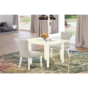 Set tavolo rettangolare 200x100 cm con impiallacciatura in ceramica Aura e 8 sedie da pranzo in tessuto bouclé Leo