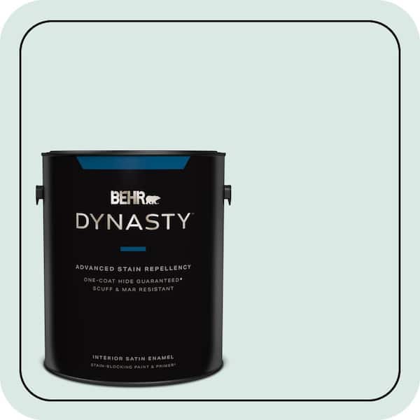 BEHR DYNASTY 1 gal. Home Decorators Collection #HDC-WR15-5 Arctic Flow Satin Enamel Interior Stain-Blocking Paint and Primer