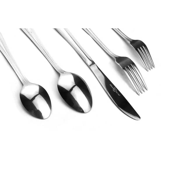40-Piece Stainless Steel Silverware Set
