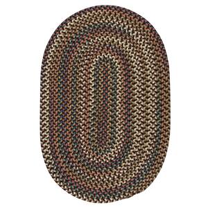 Cedar Cove Dark Brown 8 ft. x 11 ft. Oval Indoor Area Rug