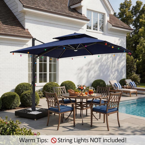 10 ft. - Wheels - Patio Umbrellas - The Home Depot