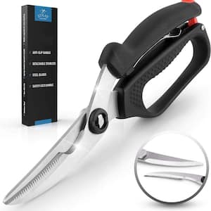 Kitchen Scissors, iBayam 2-Pack Kitchen Shears, 9 Inch Heavy  Duty Dishwasher Safe Food Scissors, Multipurpose Stainless Steel Sharp Cooking  Scissors for Kitchen, Chicken, Poultry, Fish, Meat, Herbs : Home & Kitchen