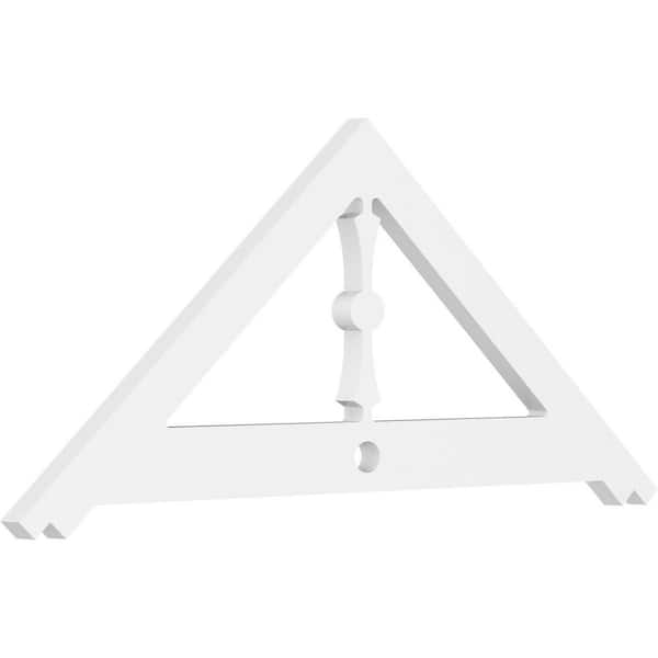 Ekena Millwork Artisan 1 in. D x 15 in. W x 36 in. L Signature Urethane Gable Pediment