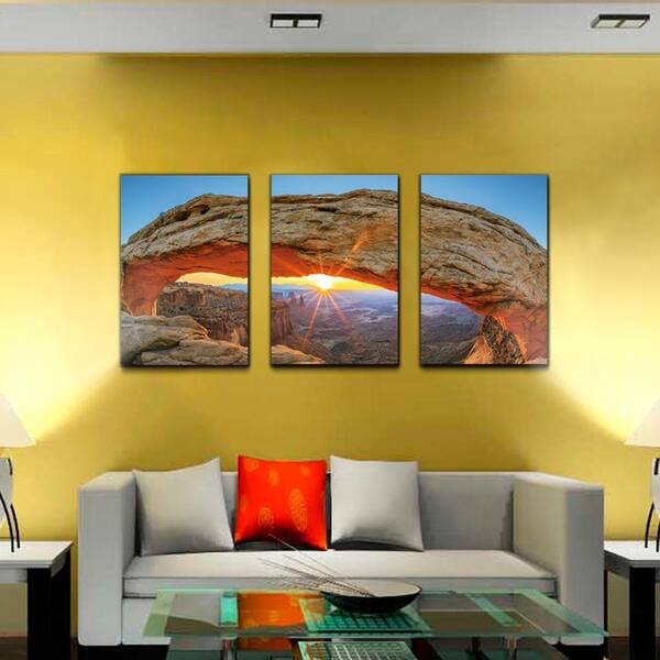Furinno 20 in. x 42 in. "Sunset Arch" Printed Wall Art