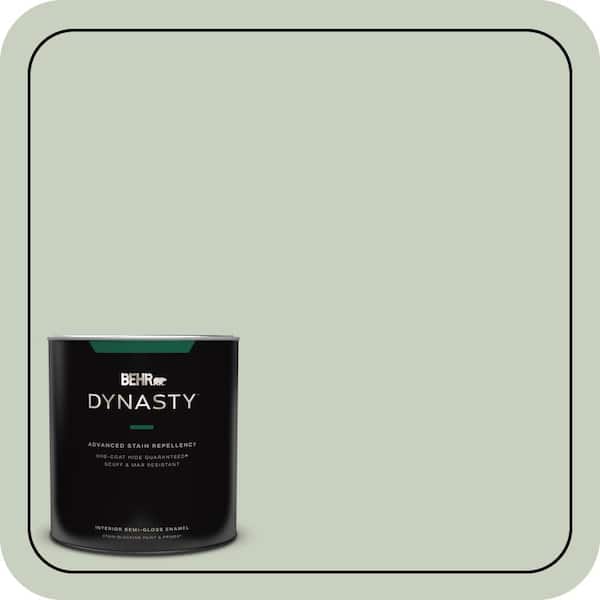 BEHR DYNASTY 1 qt. #PPF-25 Terrace View Semi-Gloss Enamel Interior Stain-Blocking Paint and Primer