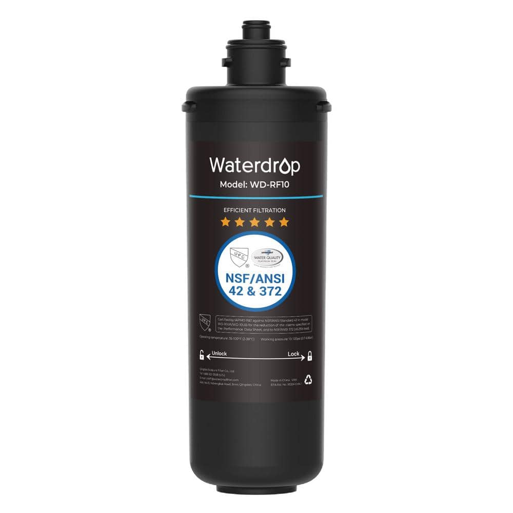 WD-RF10-P, RF10 Replacement Filter Cartridge for 10UA/10UB Under Sink Water Filter, NSF/ANSI 42 Certified price history on PriceWatchPro