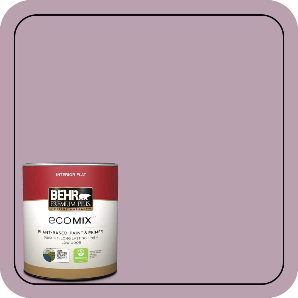 1 qt. #S110-4 Highland Thistle Flat EcoMix Plant-Based Interior Paint & Primer price history on PriceWatchPro
