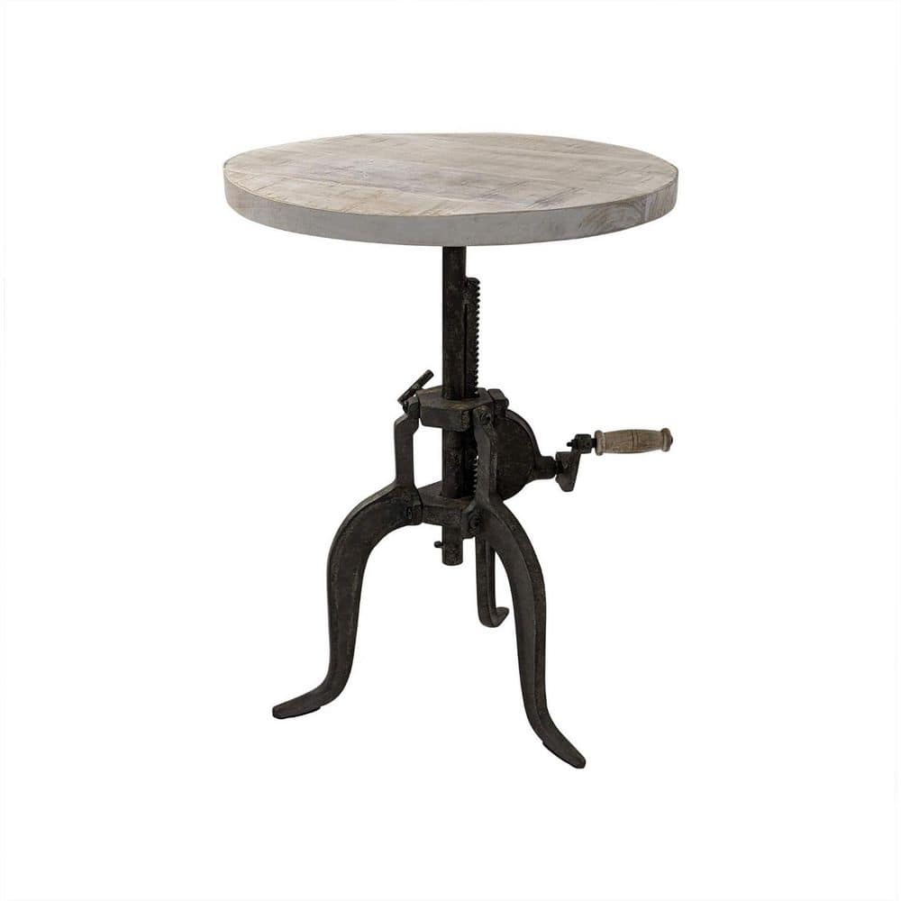 18 in. Natural Round Wood End Table price history on PriceWatchPro