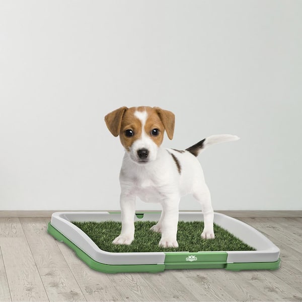 Giantex Dog Puppy Pet Potty Pad Home Training Toilet Pad Grass Surface Portable Dog Mat Turf Patch Bathroom Indoor Outdoor