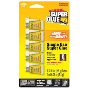 Super Glue Single Use Quick Setting Metal Epoxy 0.21 oz Hazy clear
