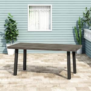 Pointe Grey Rectangle Aluminum Outdoor Dining Table