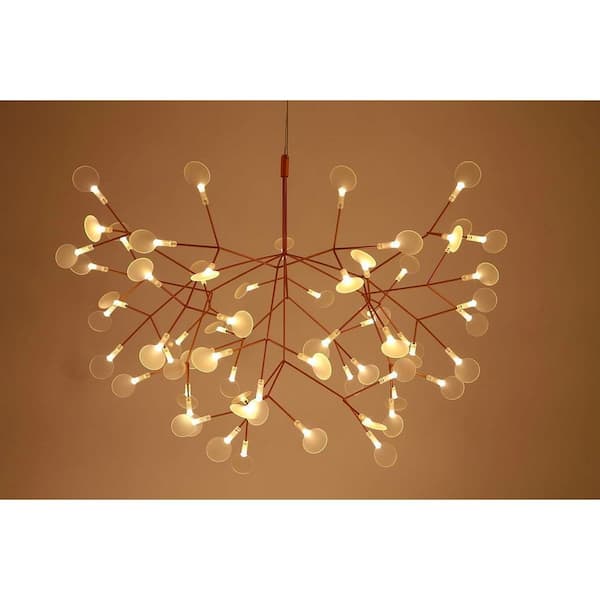 Predosola Postmodern 15-Watt 45-Light Integrated LED Rose Gold