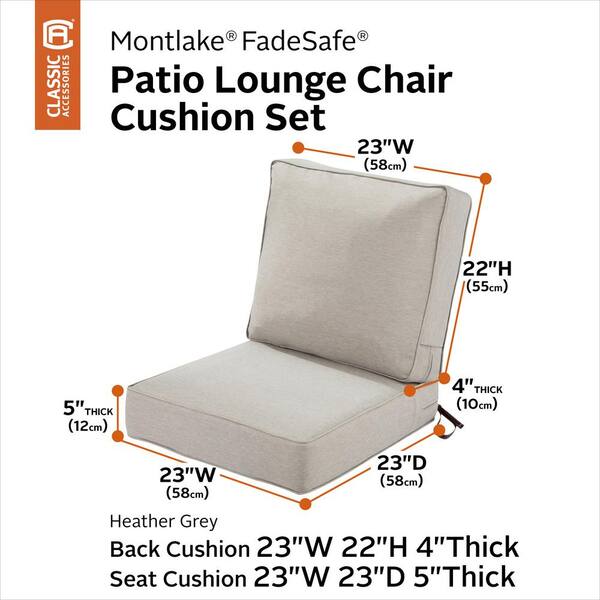 55cm outdoor seat cushion