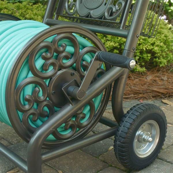 LIBERTY GARDEN Outdoor Garden Water Hose Reel Storage and Holder Cart (2  Pack) 2 x LBG-301 - The Home Depot