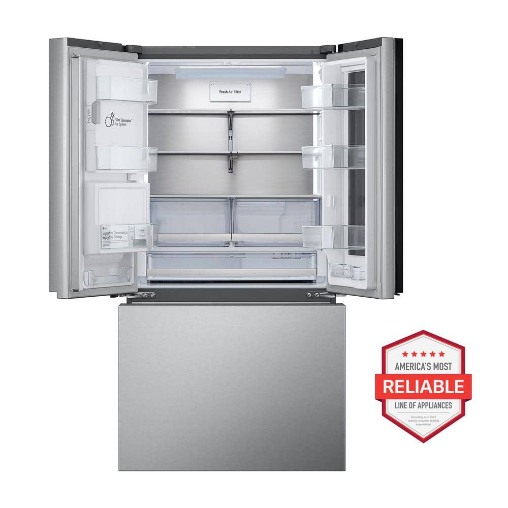 LG 26 Cu. Ft. Stainless Steel Smart French Door Refrigerator