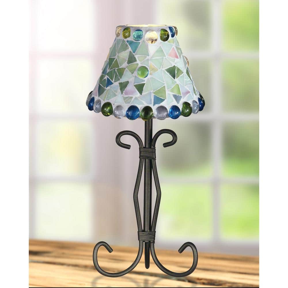 8.5 in. Red Black Umbrella Candle Votive CH0097 The Home Depot