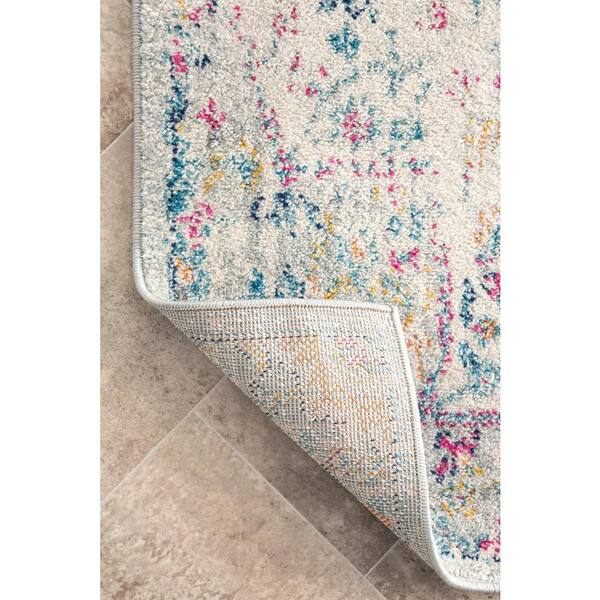 Blue 5' x 7' 5 Oval nuLOOM Vintage Maryetta Area Rug Blue 5' x 7' 5 Oval nuLOOM Vintage Maryetta Area Rug