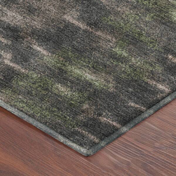 Mayfield Premium Machine Washable Abstract AMF2318 Granite 10 ft. x 14 ft. Area Rug