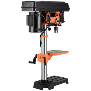 Tabletop Drill Press: 3.2 Amp, 120-Volt, 5-Speed Settings, Cast Iron Construction, 10-In. Swing, 0-45° Tilt Worktable