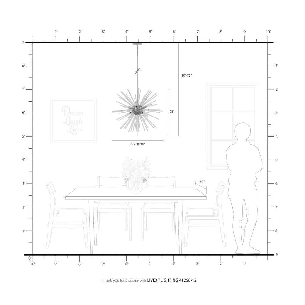 Elegant Utopia 8-Light Satin Brass Chandelier with Crystal Rods