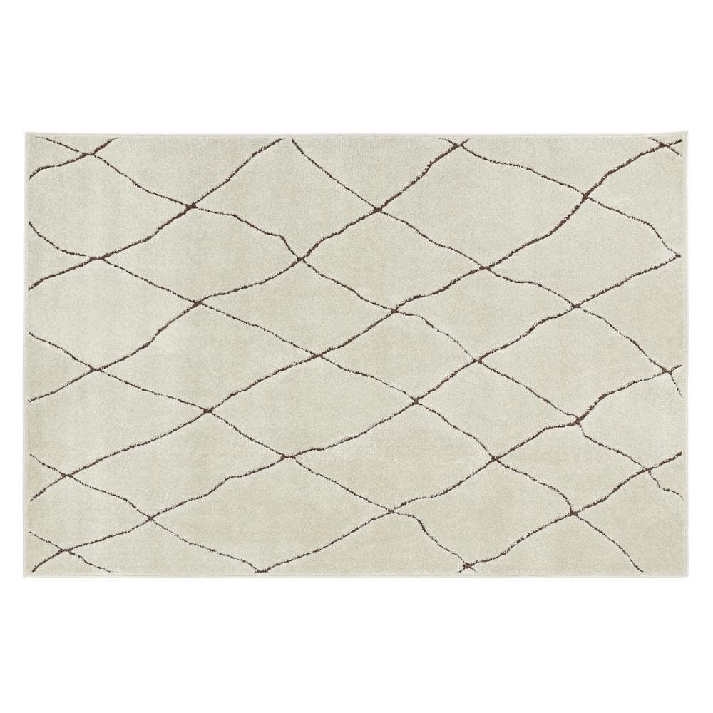 Home Decorators Collection Ashton Ivory 5 ft.3 in. X 7 ft. 3 in