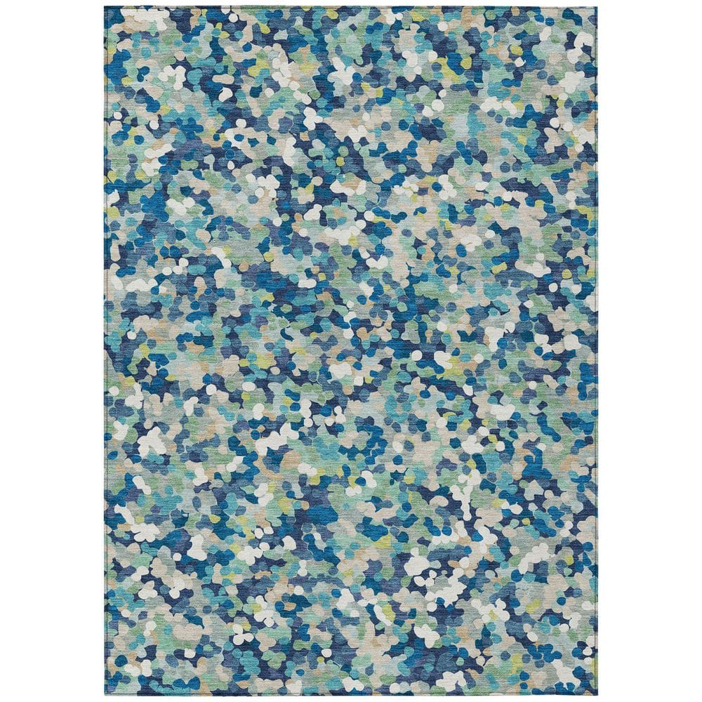 Chantille Machine Washable Indoor/Outdoor Abstract ACN2507 Navy 9 ft. x 12 ft. Area Rug price history on PriceWatchPro