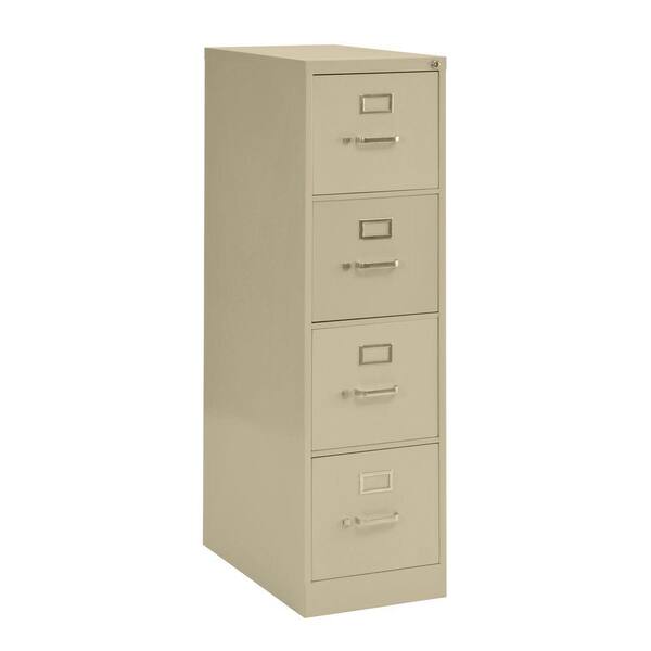 Sandusky 4-Drawer Vertical File Cabinet in Putty-DISCONTINUED